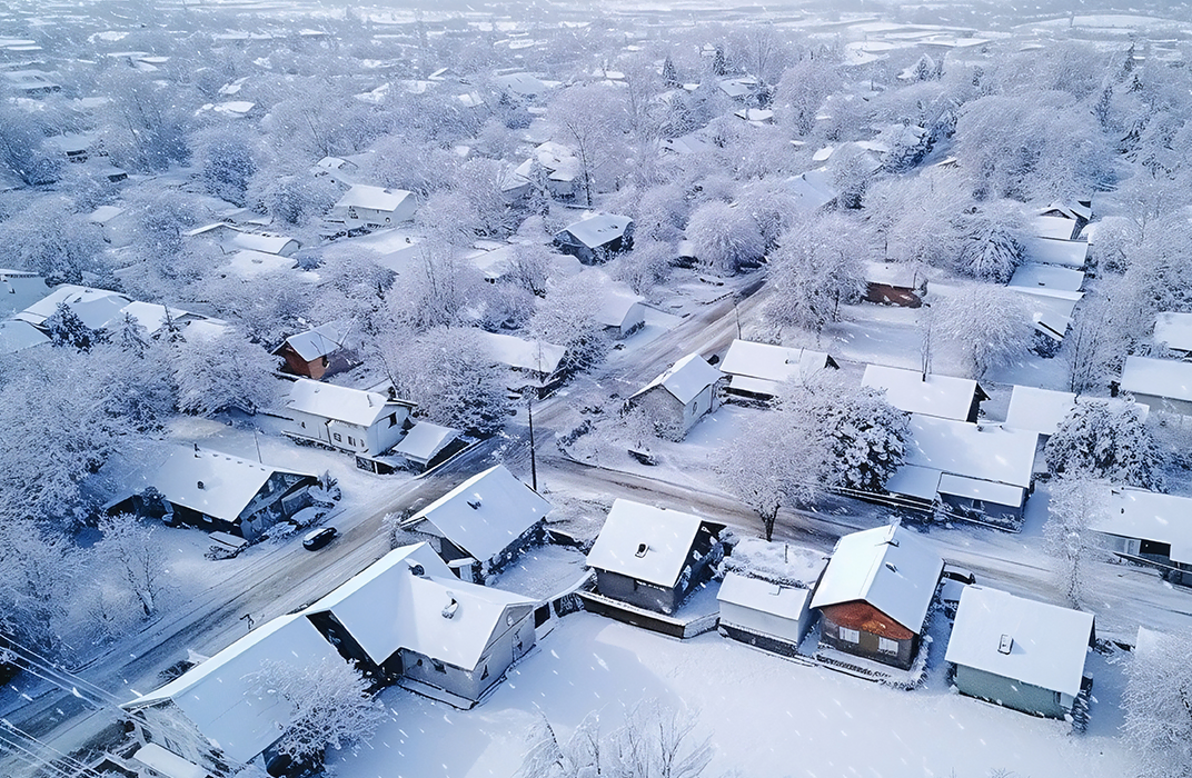 北海道の冬の景色