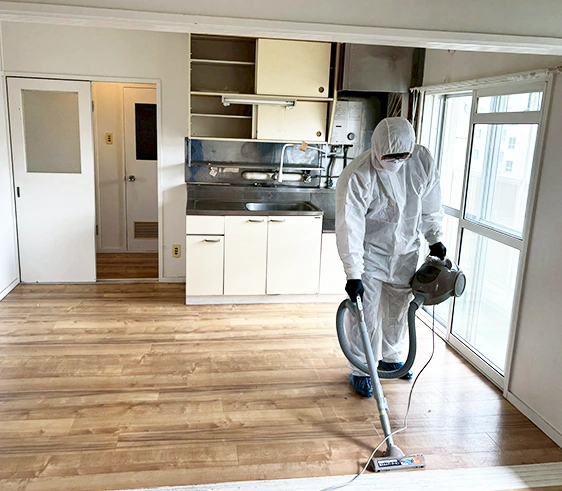 リビングの害虫駆除